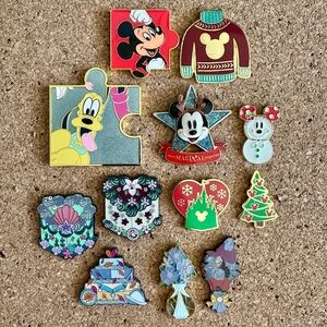 Huge Bundle of Disney Pins! (12 Pins)